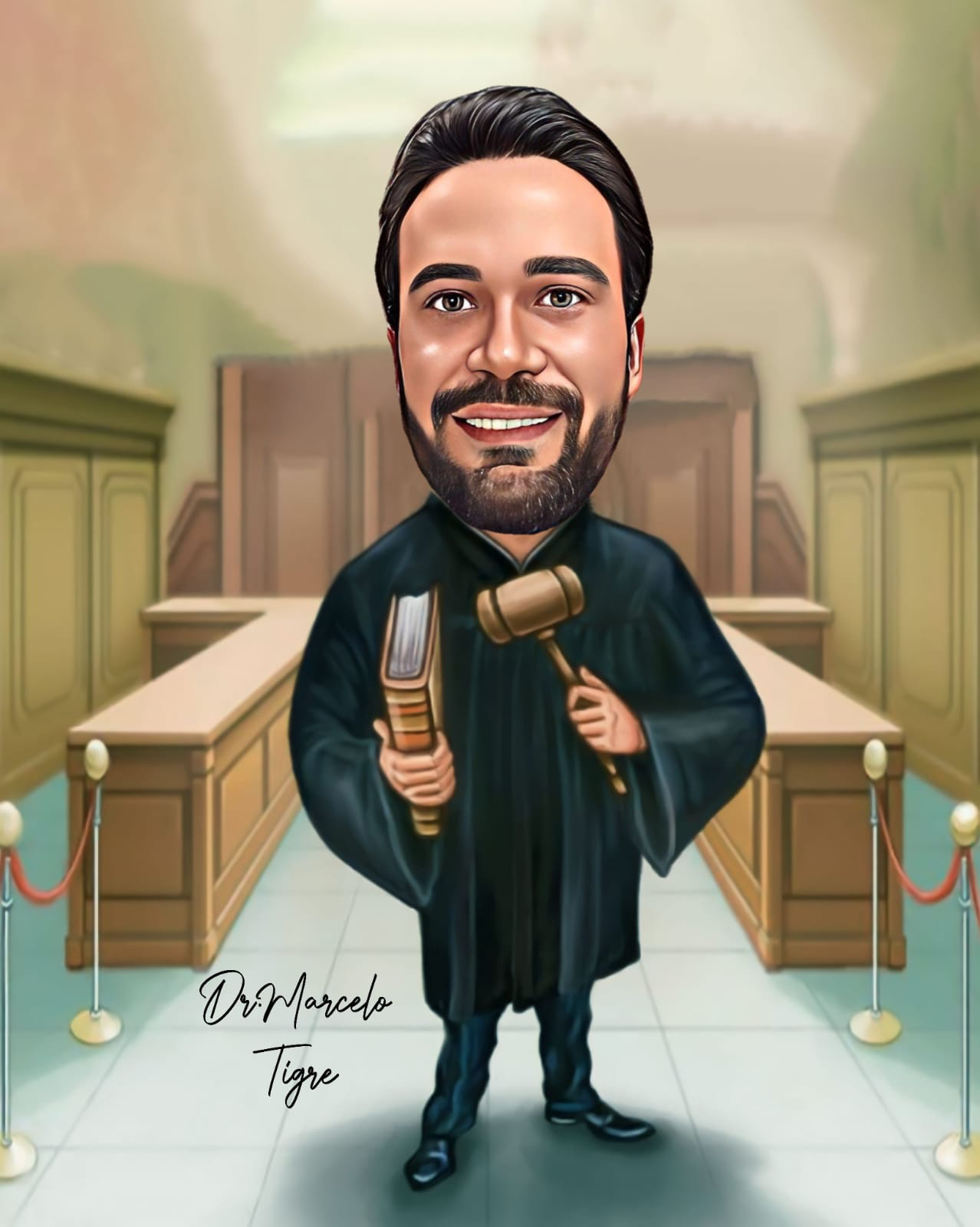Foto de perfil do Dr. Marcelo Tigre, advogado criminal.